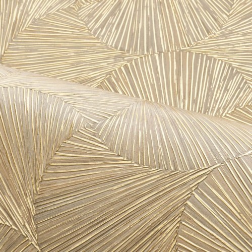 Tapeta metaliczna w stylizowane liście Casamance 76522548 Songket Nature Precieuse – Textures
