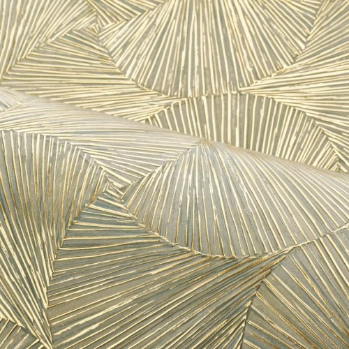 Tapeta metaliczna w stylizowane liście Casamance 76522650 Songket Nature Precieuse – Textures