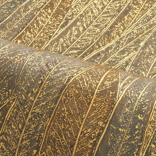 Tapeta metaliczna w liście eukaliptusa Casamance 76533466 Cinerea Nature Precieuse – Textures