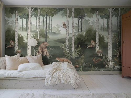 Mural leśne zwierzęta Newbie II 6943 Wild Forest