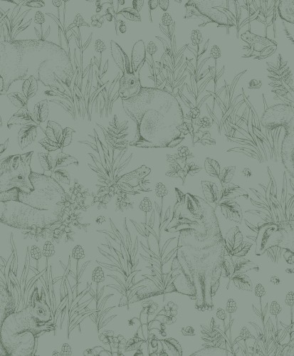 Tapeta zwierzęta lasu Newbie II 7477 Forest Friends