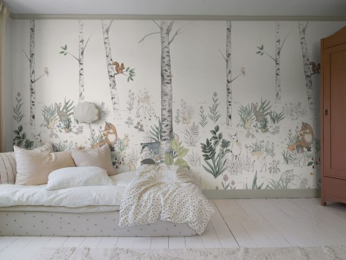 Mural zwierzęta lasu Newbie II 7481 Magic Forest