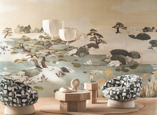 Mural krajobraz japońskiego ogrodu Casamance 71530236 Adachi Exploration