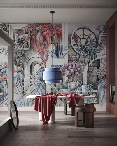 Fototapeta architektura i roślinność Wonderwall Valeria 35056301