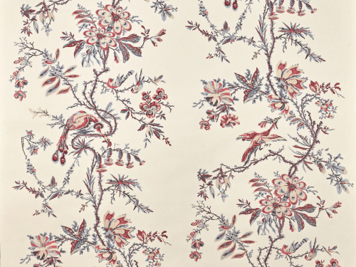 Tapeta tekstylna haftowana botaniczna Pierre Frey BP349001 Parvati Collection Anniversaire 1823-2023