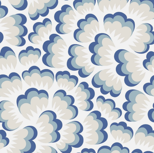 Tapeta z graficznym wzorem Boras Tapeter 2101 Bom Bom Hanna Werning Swedish Designers