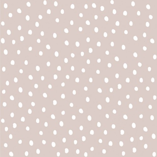Tapeta kropeczki Simple Irregular Dots Powder Pink White Dekornik DEKO.TAP.231