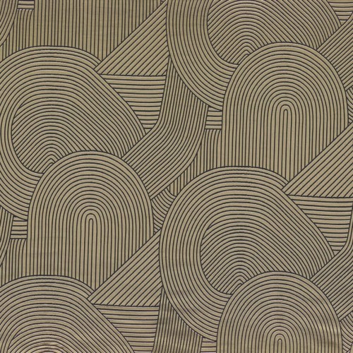 Tkanina żakard w stylu art-deco Camengo 39520478 Largo Choregraphie