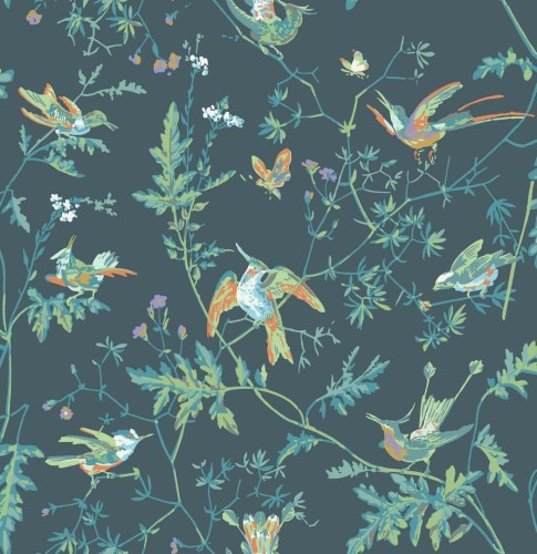 Tapeta ptaki Cole & Son Hummingbirds 112/4014 Selection of Hummingbirds