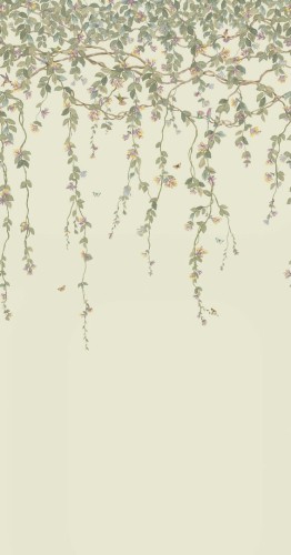 Mural botaniczny - pnącza roślin, ptaki i motyle Cole & Son Hummingbirds Flora 124/2013 Selection of Hummingbirds