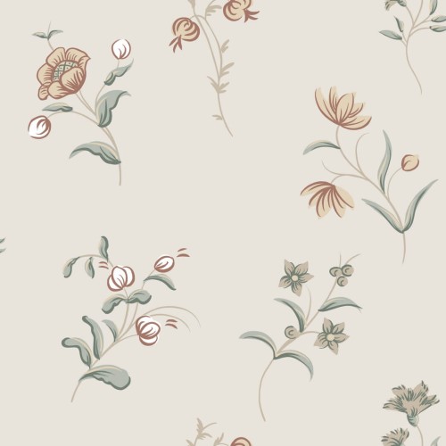 Tapeta kwiaty Sandberg S10391 Hanna Sandstone Tidlösa