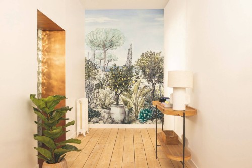 Mural prowansalski krajobraz Caselio 105477705 S Baux De Provence Cal Azur