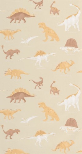 Tapeta dinozaury Caselio MNM 105701010 Jurassique Les Minis Mondes