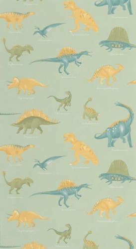 Tapeta dinozaury Caselio MNM 105707001 Jurassique Les Minis Mondes