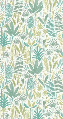 Tapeta tropikalne liście Caselio MNM 105727177 Herbes Folles Les Minis Mondes