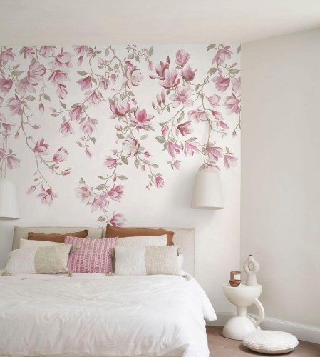 Mural pnącza magnolii Casadeco WDWD 200054705 S Ribambelle Wonderwalls 2