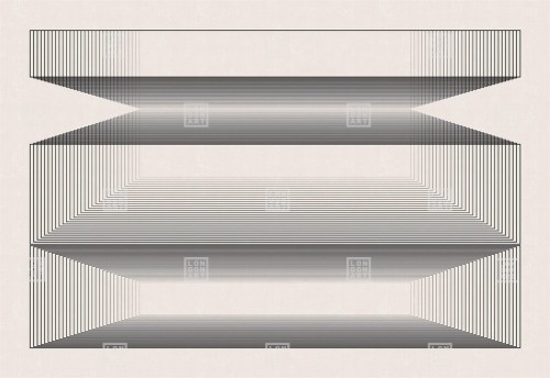 Fototapeta geometryczna z efektem 3D London Art 24001 1 Lizard Exclusive Wallpaper 2024