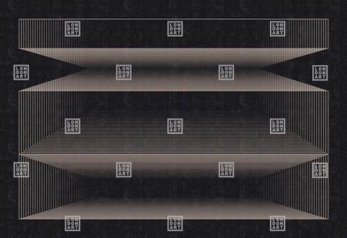 Fototapeta geometryczna z efektem 3D London Art 24001 3 Lizard Exclusive Wallpaper 2024