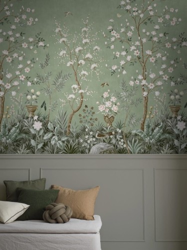 Mural ogród chinoiserie Boras Tapeter Studio 9589W Magnolia Garden Garden Collection