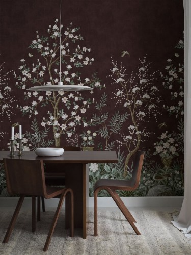 Mural ogród chinoiserie Boras Tapeter Studio 9590W Magnolia Garden Garden Collection