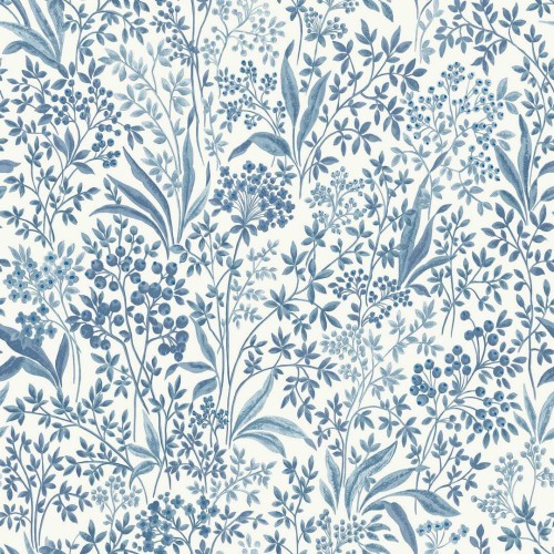 Tapeta łąka Boras Tapeter 6145 Nocturne Blue & White