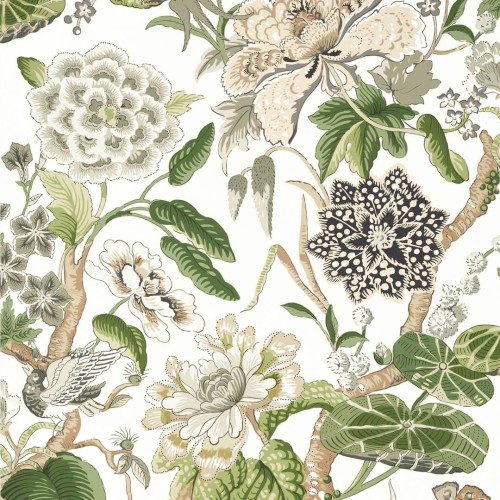 Tapeta botaniczna Thibaut T13656 Hill Garden Grand Palace