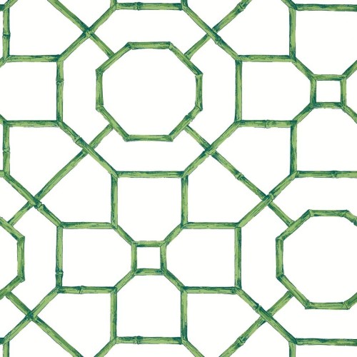 Tapeta bambusowy treliaż Thibaut T13677 Arbor Grand Palace
