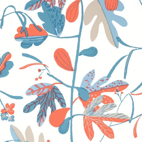 Tapeta liście Thibaut T16207 Matisse Leaf Kisment