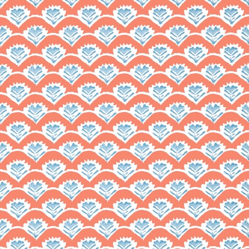 Tapeta fale i kwiaty Thibaut T16254 Emily Kisment
