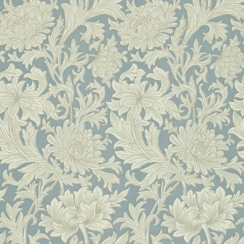 Tapeta kwiaty chryzantemy Morris & Co. DMOWCH101 Chrysanthemum Toile Morris & Friends