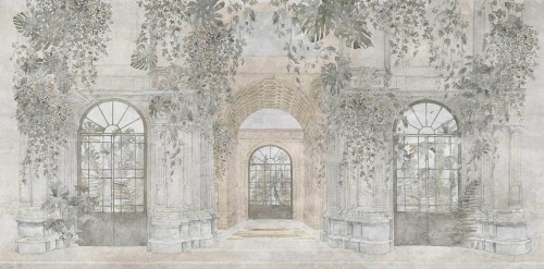 Fototapeta architektura i roślinność Tecnografica 84059-2 BUEN RETIRO SAND