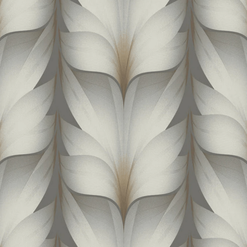 Tapeta eleganckie płatki lotosu York Wallcoverings EV3953 Lotus Light Stripe Casual Elegance