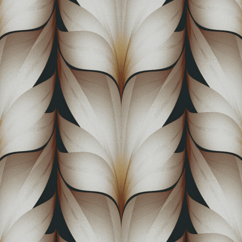 Tapeta eleganckie płatki lotosu York Wallcoverings EV3954 Lotus Light Stripe Casual Elegance