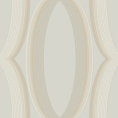 Tapeta geometryczna wzór ogee York Wallcoverings EV3984 Progression Ogee Casual Elegance