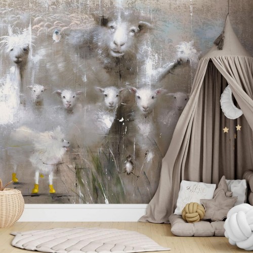 Fototapeta artystyczna ze zwierzętami Wall Art Lana