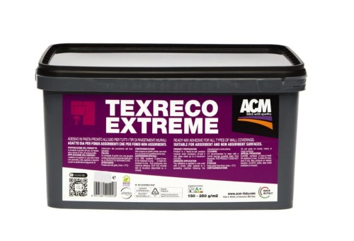 Klej 10 kg. do tapet do powierzchni niechłonnych i tapet w systemie WET KL-ACM TEXRECO EXTREME 3000
