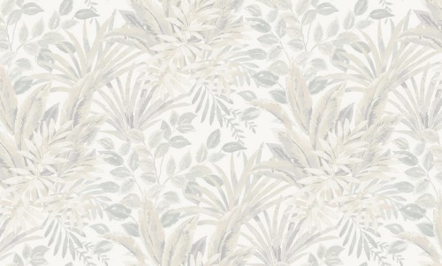 Tapeta tropikalne liście Grandeco Boutique TJ3201 Time 3 - 106 cm szer.