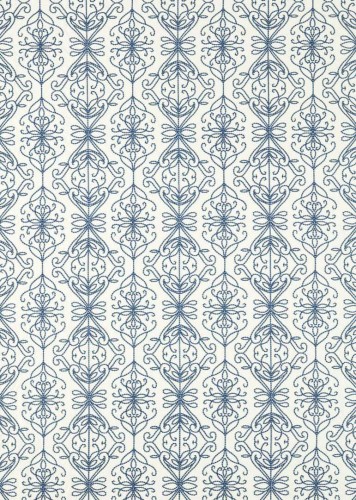 Tkanina haftowany ornament Harlequin 134068 Java Linen Idyllic