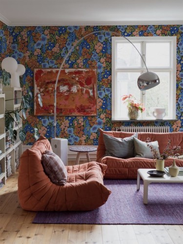 Mural kwiaty Boras Tapeter Studio 9601W Colorful Flower