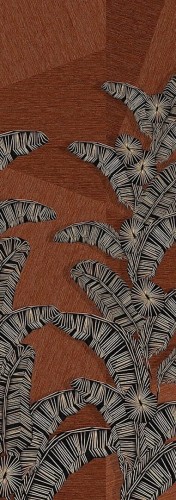 Mural abstrakcyjne liście Khroma DGAMA2031 Yucatan Amani