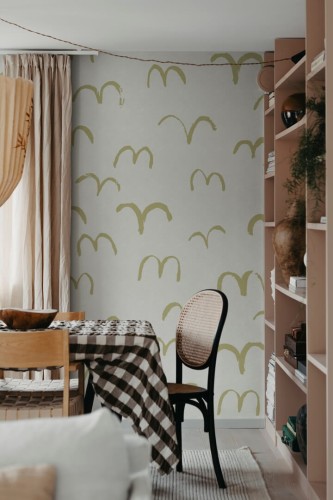 Fototapeta ptaki Rebel Walls R20627 Bird Yellow Fine Little Day