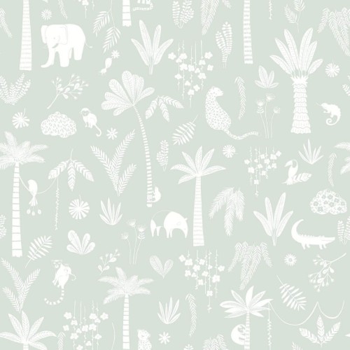 Tapeta jungle Casadeco OUTD 200766202 Poetic Jungle Once Upon A Time 2