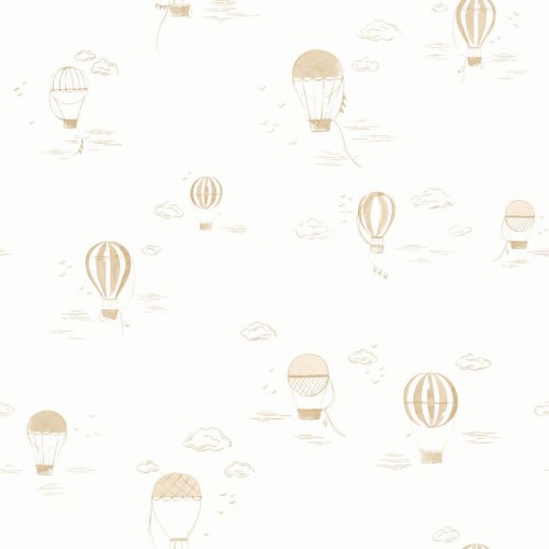 Tapeta balony w chmurach Casadeco OUTD 200851441 Balloons In The Clouds Once Upon A Time 2