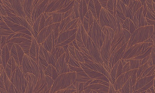Tapeta liście Casamance 76602854 Hosta Jardin Felicia - 106 cm szer.