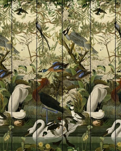 Mural krajobraz fauny i flory Mind The Gap WP20719 DANUBIAN TALE The Wetlands