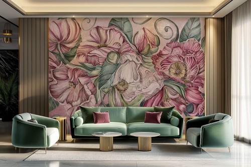 Fototapeta okazałe kwiaty Lorenso TPA 1123 0034 00 Gardenia