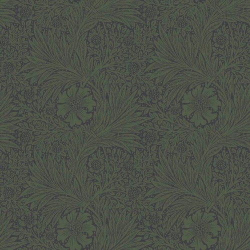 Tapeta kwiaty metaliczna Graham & Brown Marigold Fibrous 124255 William Morris At Home
