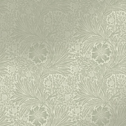 Tapeta kwiaty metaliczna Graham & Brown Marigold Fibrous 124256 William Morris At Home