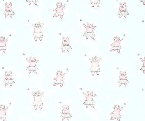 Tapeta tańczące świnki Hohenberger 27569 Happy Piggy Happy Inner Child