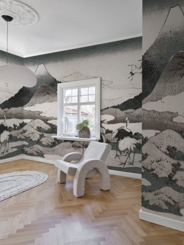 Fototapeta górski krajobraz Rebel Walls R20534 Umezawa Manor in Sagami Province Soft First Rebels
